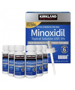 Засіб для росту волосся Minoxidil Kirkland Hair Regrowth Treatment 5% 6 x 60 мл