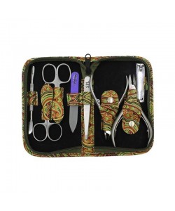 Манікюрний набір 8 предметів SPL Manicure Kit Green 77203W