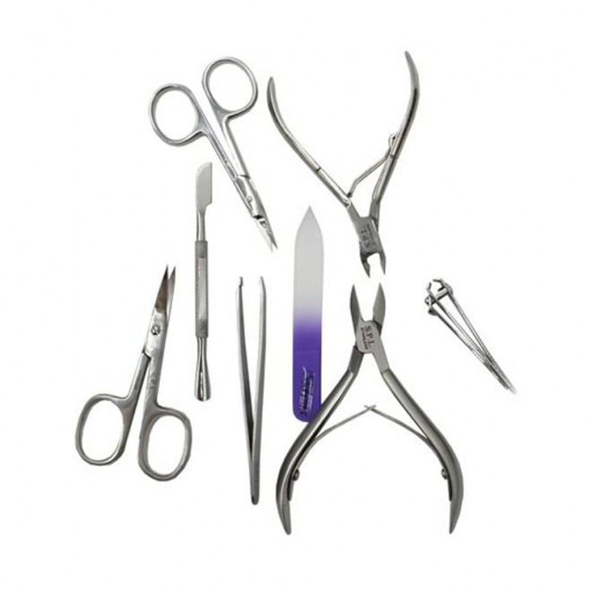 Маникюрный набор 8 предметов SPL Manicure Kit Blue 77203W Маникюрный набор 8 предметов SPL Manicure Kit Blue 77203W
