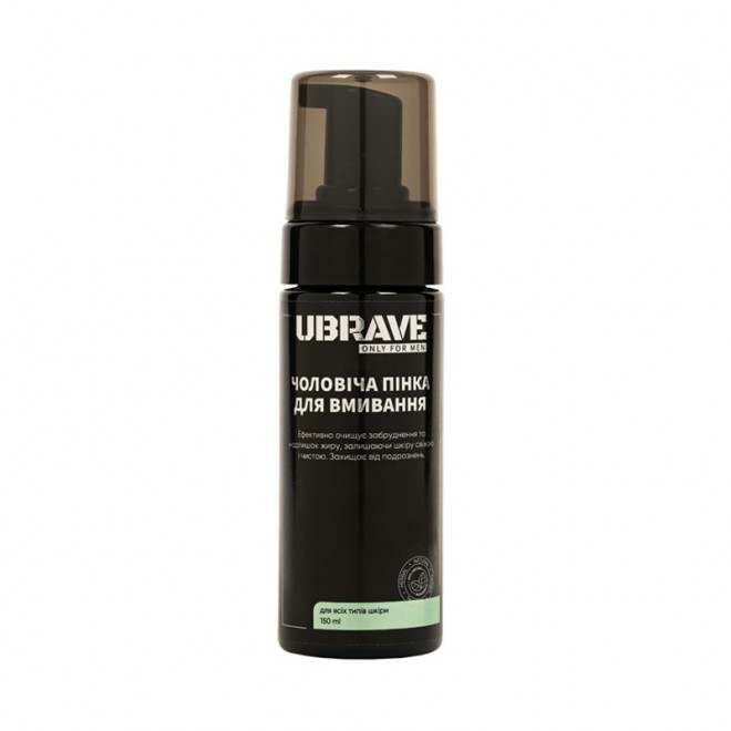 Чоловіча пінка для вмивання UBRAVE Cleaning Foam 150 мл