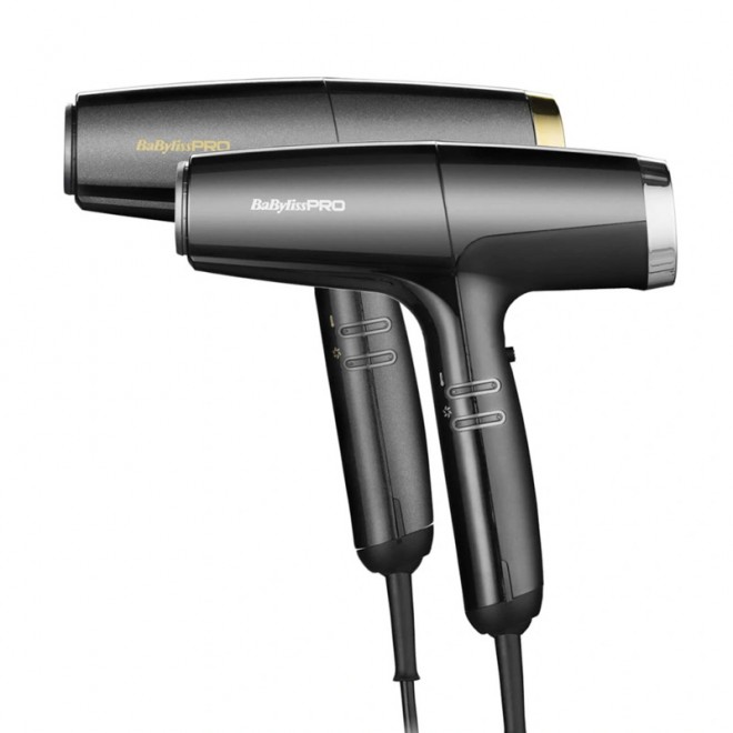 Фен для волос BaByliss PRO Falco Black&Silver Фен для волос BaByliss PRO Falco Black&Silver