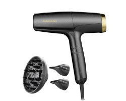 Фен для волос BaByliss PRO Falco Grey&Gold