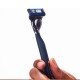 Станок для бритья на кассетах Gillette King C Navy Blue