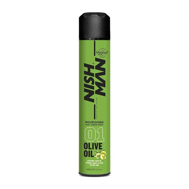 Спрей для фіксації волосся Nishman Olive Oil Sheen Spray 400 мл