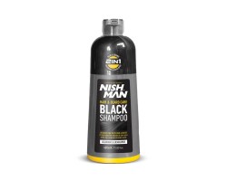 Шампунь для волос и бороды Nishman Hair & Beard Black Shampoo 400 мл