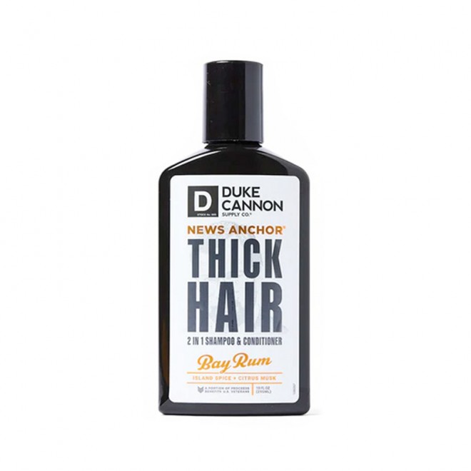 Шампунь 2 в 1 Duke Cannon News Anchor Hair Wash Bay Rum 295 мл