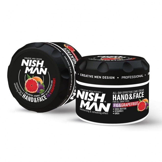 Крем для рук та обличчя Nishman Hand and Face Cream Fig and Grapefruit 300 мл