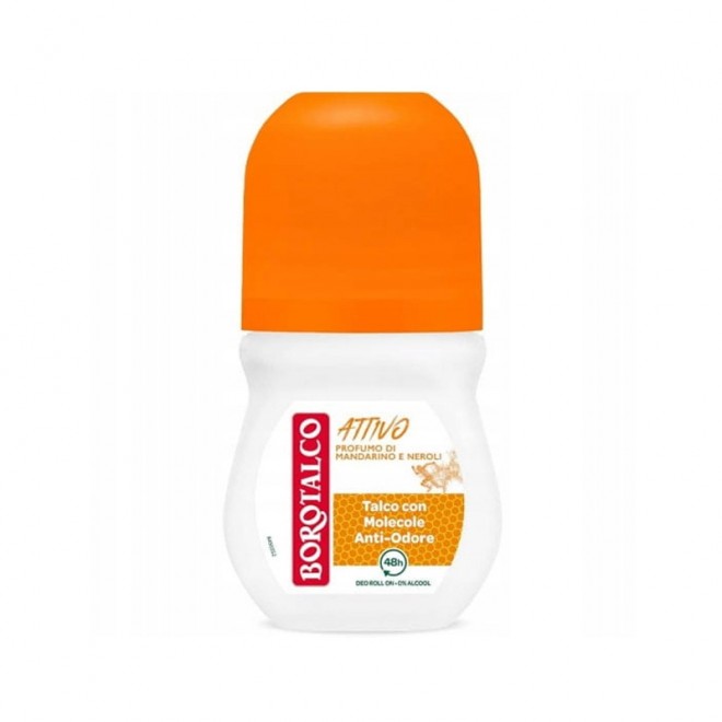 Дезодорант кульковий Borotalco Active Mandarin and Neroli 50 мл