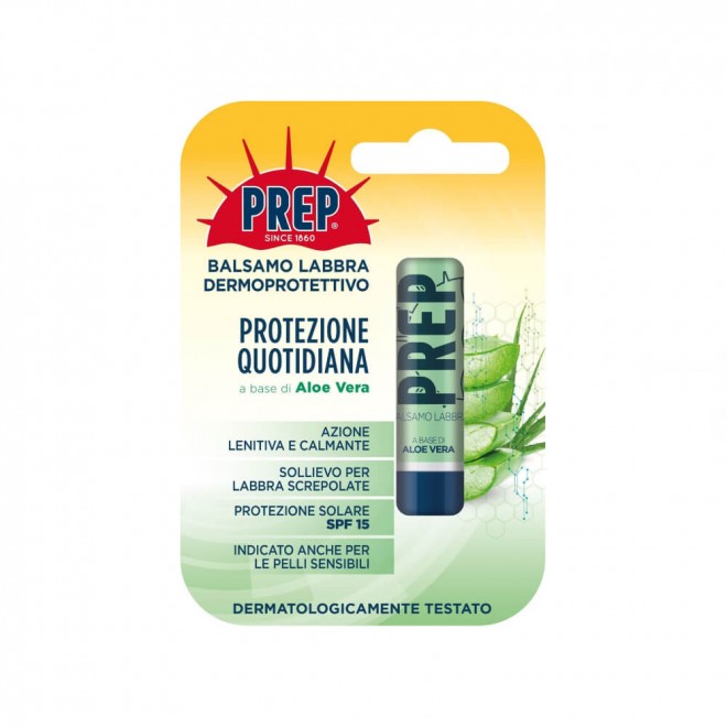 Бальзам для губ с экстрактом алоэ Prep Aloe Vera Lip Balm 4.8 г