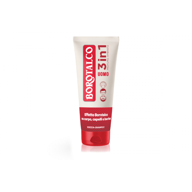 Гель для душу 3в1 Borotalco Shower Gel Amber Man 200 мл