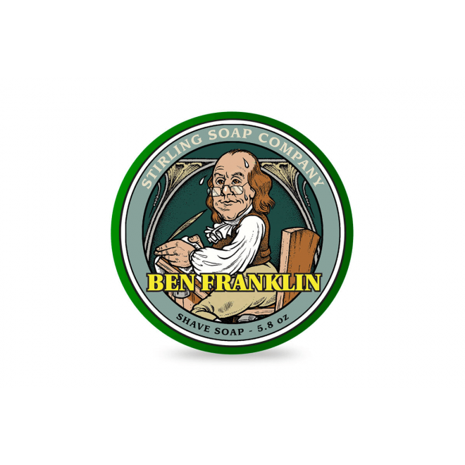 Мило для гоління Stirling Shaving Soap Ben Franklin 170 мл