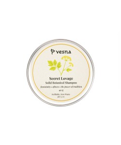 Твёрдый шампунь для волос Vesna Секрет Любистка 80 г Твёрдый шампунь для волос Vesna Секрет Любистка 80 г