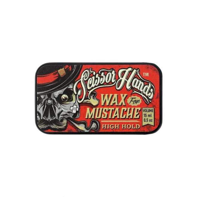Віск для вусів Scissor Hands Mustache Wax High Hold 15 мл Віск для вусів Scissor Hands Mustache Wax High Hold 15 мл
