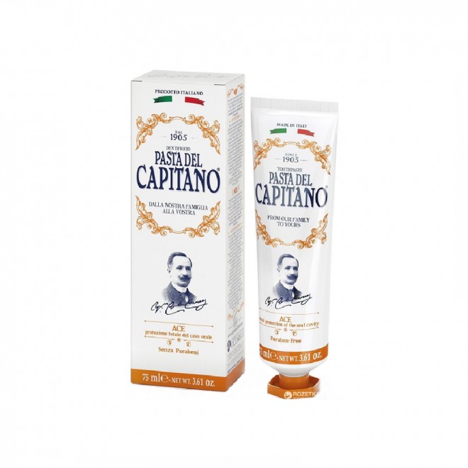 Зубная паста Pasta del Capitano 1905 Vitamins 75 мл Зубная паста Pasta del Capitano 1905 Vitamins 75 мл