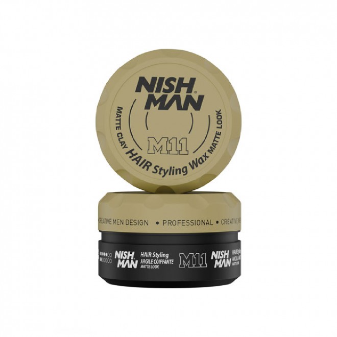 Матова глина для стилізації волосся Nishman Matte Clay M11 150 мл