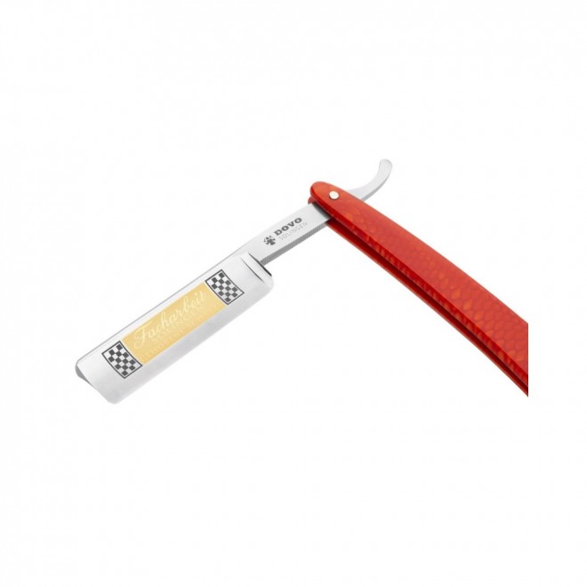 Опасная бритва Dovo Facharbeit Red (Limited Edition) Stainless Steel 6/8” – премиальная 6/8 из нержавеющей стали