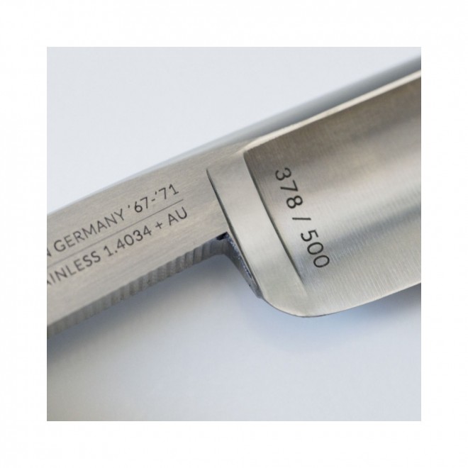 Опасная бритва Dovo Facharbeit Red (Limited Edition) Stainless Steel 6/8” – премиальная 6/8 из нержавеющей стали