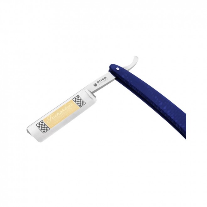 Опасная бритва Dovo Facharbeit Blue (Limited Edition) Stainless Steel 6/8” – лимитированная 6/8 из нержавеющей стали с акриловой рукоятью