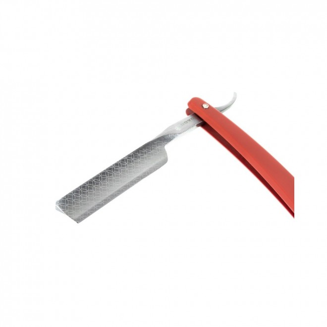 Бритва традиційна Dovo Runde Sache Red Carbon Steel 5/8” – класична небезпечна бритва з вуглецевої сталі та червоною дерев'яною ручкою