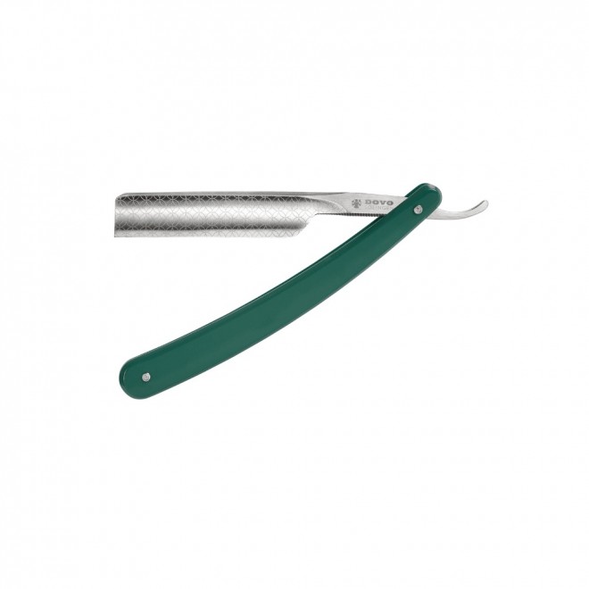 Бритва традиційна Dovo Runde Sache Green Carbon Steel 5/8” – класична небезпечна бритва з вуглецевої сталі та зеленою дерев'яною ручкою