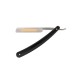 Бритва традиційна Dovo Inox Wedge Carbon 42 385 Stainless Steel 4/8” – компактна небезпечна бритва 4/8 з нержавіючої сталі