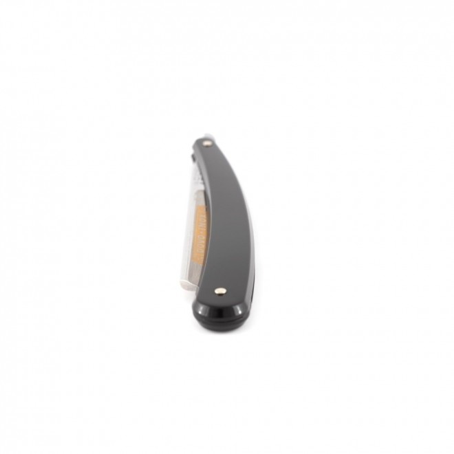 Бритва традиційна Dovo Inox Wedge Carbon 42 385 Stainless Steel 4/8” – компактна небезпечна бритва 4/8 з нержавіючої сталі