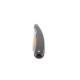 Бритва традиційна Dovo Inox Wedge Carbon 42 385 Stainless Steel 4/8” – компактна небезпечна бритва 4/8 з нержавіючої сталі
