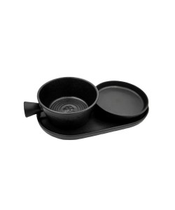 Набор для бритья DOVO SHAVE RITUAL (Pitch Dark), чёрный 