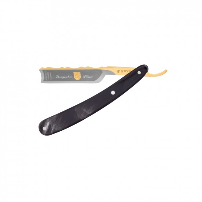Бритва традиційна Dovo Bergischer Lowe 3 580 Carbon Steel 5/8” – преміальна небезпечна бритва з вуглецевої сталі
