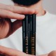 Туш для бороди та вус Barber Blend (02 Dark Brown) 10 мл — природний темно-коричневий відтінок для акуратної корекції та маскування сивини
