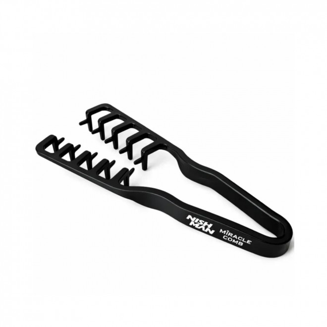 Гребінь-щипці Nishman Magic Comb Hair Clip (мод. 47) — професійний інструмент для створення об'єму