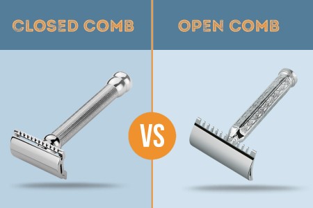 В чем разница между бритвами с открытым и закрытым гребнем?