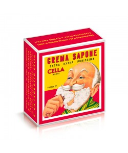 Крем-мило для Гоління Cella Crema Da Barba Barber Collection з Олією Мигдалю 1000 мл