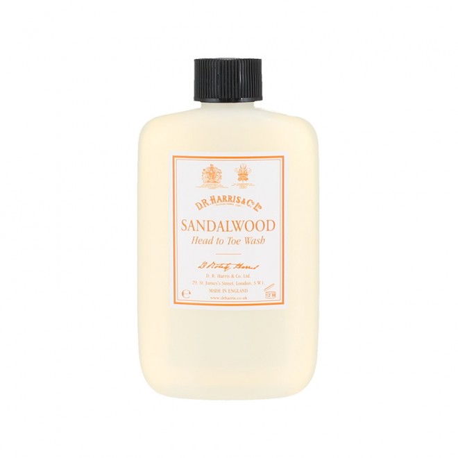 Гель Для Душа + Шампунь D.R. Harris Sandalwood Head-to-Toe Wash 250 мл
