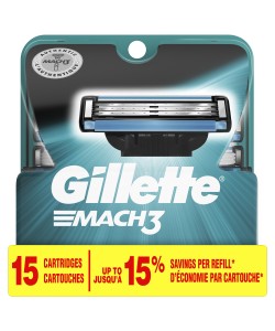 Касети для Гоління Gillette Mach 3 (Original) 15 шт