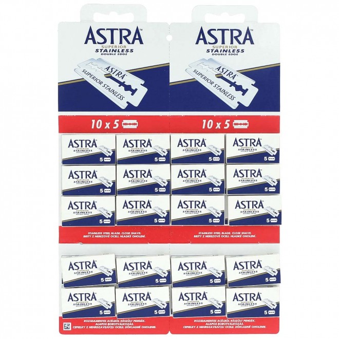 Лезвия Astra Superior Stainless 100 шт