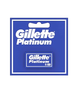 Леза для гоління Gillette Platinum 5 шт (Blister)