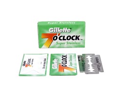 Леза Gillette 7 O’Clock Super Stainless Double Edge Razor Blade 5 шт