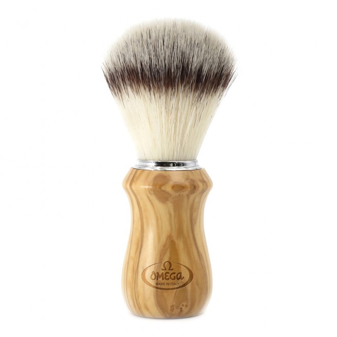 Помазок для гоління Omega Hi-Brush 0146832 Olive Wood