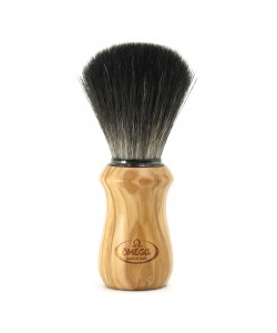 Помазок для гоління Omega Hi-Brush 0196832 Olive Wood
