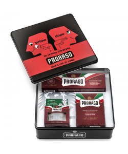 Набор Для Бритья Proraso Red Vintage Selection Prima & Dopo Gift Set
