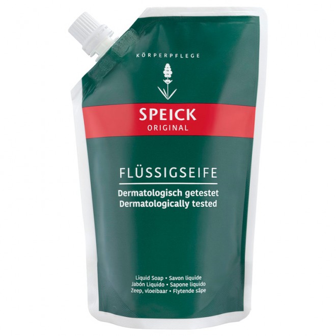 Гипоаллергенное натуральное жидкое мыло Speick Natural Liquid Soap Refill 300 мл