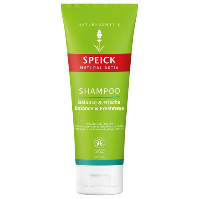 Шампунь для жирных волос Speick Natural Aktiv Shampoo Balance & Freshness с экстрактом чистой крапивы 200 мл