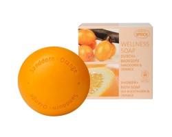 Мыло для душа и ванны Speick Wellness Soap Sea Buckthorn & Orange с экстрактом облепихи и апельсина 200 г