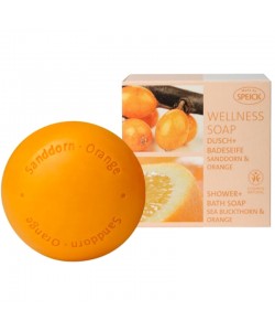 Мыло для душа и ванны Speick Wellness Soap Sea Buckthorn & Orange с экстрактом облепихи и апельсина 200 г