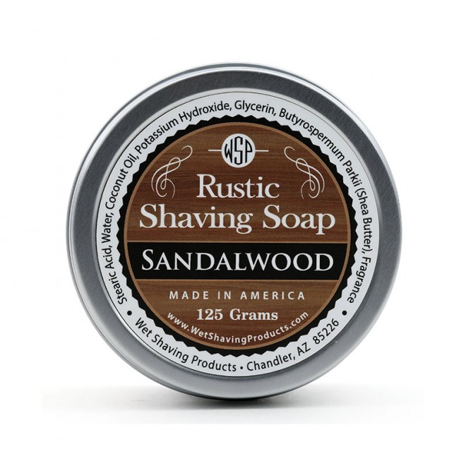 Мыло Для Бритья Wsp Rustic Shaving Soap Sandalwood 125 г