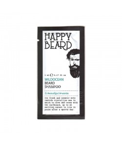 Тестер шампуню для бороди Happy Beard Wildocean Beard Shampoo 5 мл
