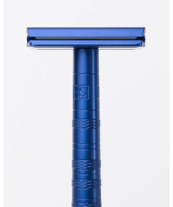 Станок для бритья Henson AL13 - Mild Safety Razor - Steel Blue +