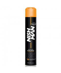 Спрей для фіксації волосся Nishman Ultra Strong Hold Hair Spray 400 мл
