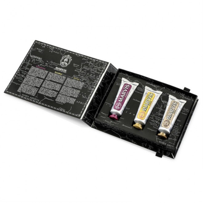 Подарочный набор Marvis 3 Flavours Box (Royal, Karakum, Rambas) Подарочный набор Marvis 3 Flavours Box (Royal, Karakum, Rambas)